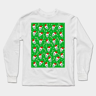 Skulls And Candy Canes Long Sleeve T-Shirt